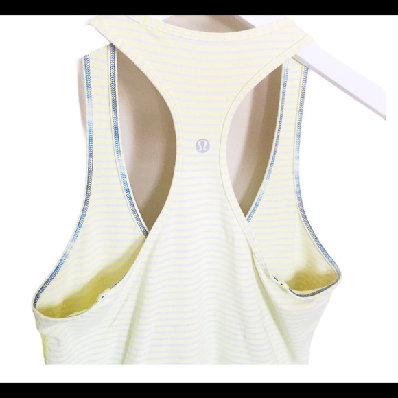 LULULEMON Cool RacerBack Tank Lemon/Lilac Size Small - Picture 8 of 11